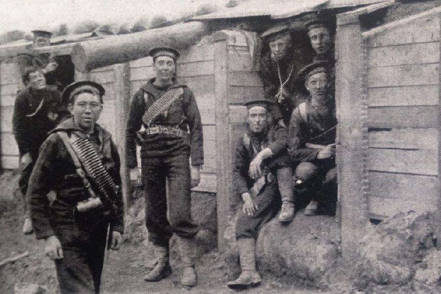 In the trenches at Antwerp