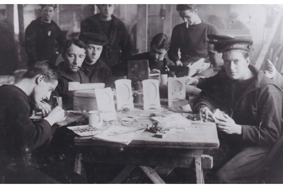  Groningen Internment Camp Camp workshop producing picture frames